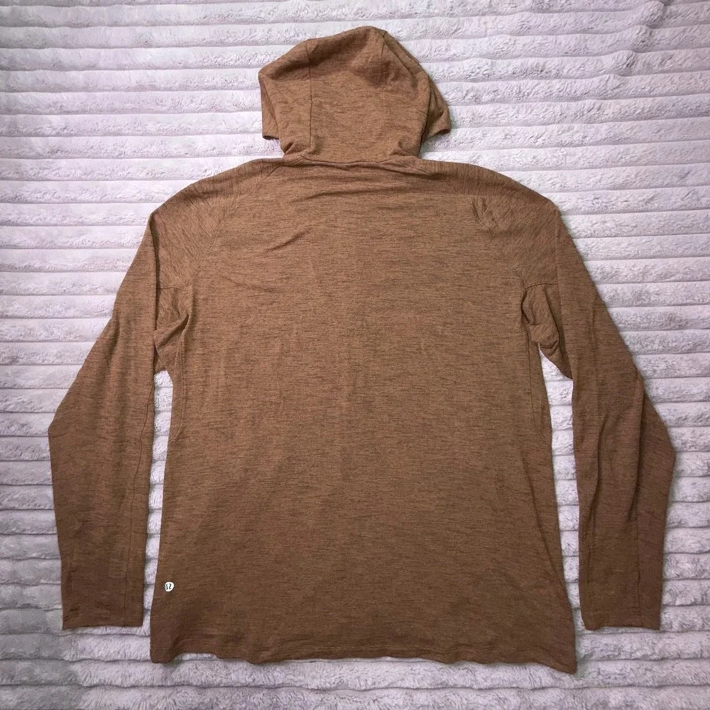 Lululemon Surge Warm Full Zip Hoodie Mens XXL Copper Brown Heathered Jacket 2XL